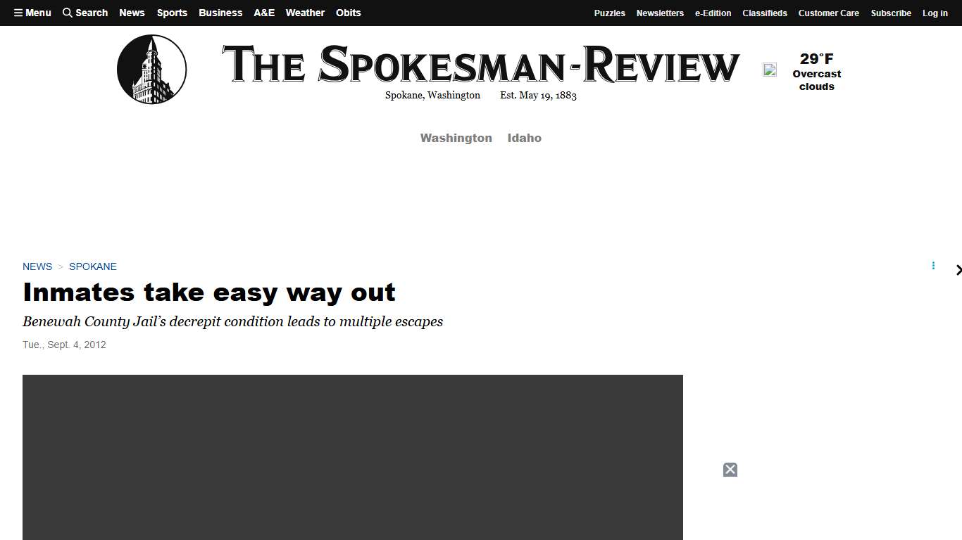 Inmates take easy way out